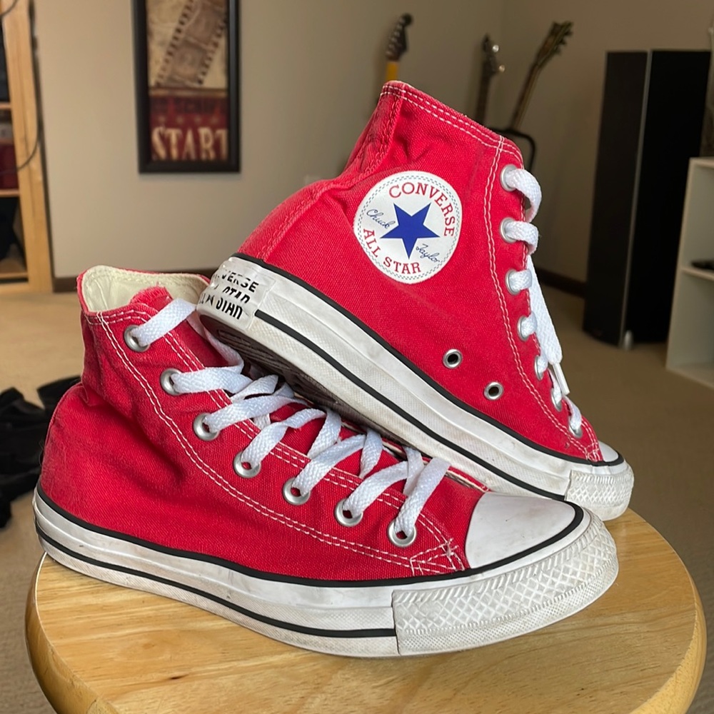 Converse All Star red high top